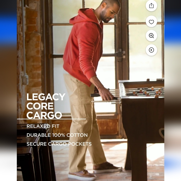 Wrangler 46x30 Men’s Work Wear Cargo Pants Utility Bootcut Black Carpenter NWOT - Picture 4 of 6